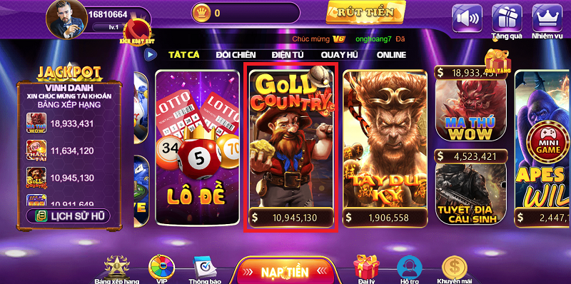 Slot game cá cược hấp dẫn tại sân chơi 68 game bài