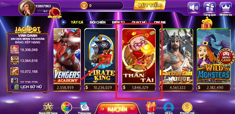 Thần tài đến 68gamebai - Quay hũ đã tay rinh ngay tiền khủng